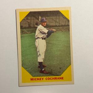 1960 Fleer Mickey Cochrane Baseball Card #24