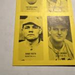 1977 Jim Rowe 4-in-1 HOF Cards Set