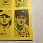 1977 Jim Rowe 4-in-1 HOF Cards Set
