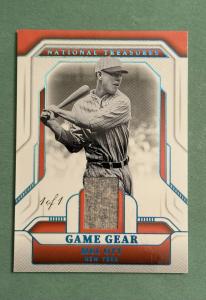 Mel Ott 2025 National Treasures Game Gear Relic