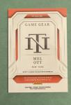Mel Ott 2025 National Treasures Game Gear Relic