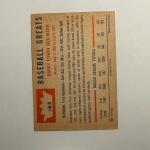 1960 Fleer Harry Heilmann Baseball Card #65