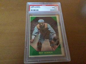 1960 Fleer Ray Schalk #56 PSA 9 Card