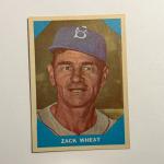 1960 Fleer Zack Wheat Baseball Card #12