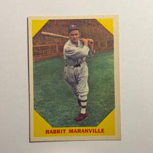1960 Fleer Rabbit Maranville #21 Baseball Card