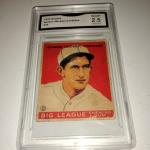 1933 Goudey Mickey Cochrane Baseball Card #76