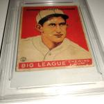 1933 Goudey Mickey Cochrane Baseball Card #76