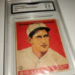 1933 Goudey Mickey Cochrane Baseball Card #76