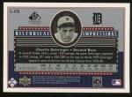 2003 SP Legendary Cuts Charlie Gehringer Card