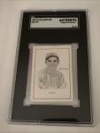 1950-56 Callahan Mel Ott Baseball Card SGC