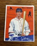 1934 Goudey Paul Waner Big League Card