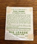 1934 Goudey Paul Waner Big League Card