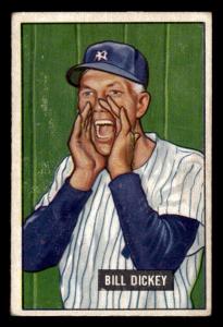 1951 Bowman Baseball Bill Dickey Card #290