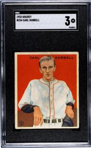 1933 Goudey Carl Hubbell Baseball Card #234