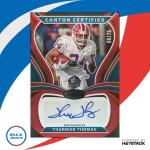 2025 Panini Certified Thurman Thomas Red Auto /25
