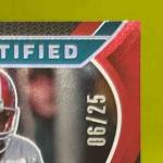 2025 Panini Certified Thurman Thomas Red Auto /25