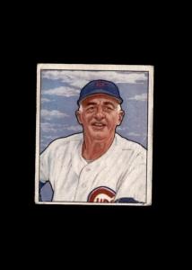 1950 Bowman Frank Frisch Cubs HOF Card