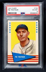 1961 Fleer Harold Traynor #144 Pirates Card