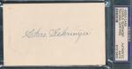 Charlie Gehringer Autographed Index Card - PSA/DNA