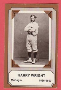 1975 Fleer Baseball Pioneers #2 Harry Wright Card