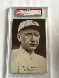 1926-29 Dazzy Vance HOF Exhibit Card PSA 3