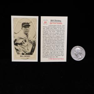 1992 Bill Dickey Yankees Tobacco Series Card