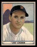 1941 Play Ball Baseball Joe Cronin Card #15
