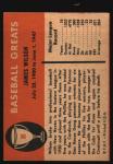 1961 Fleer Zack Wheat Card #86
