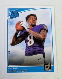 Lamar Jackson 2018 Panini Donruss Rated Rookie