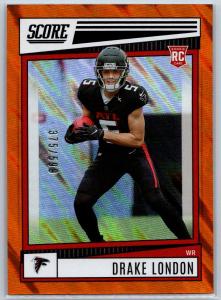 2022 Score Drake London #379 Atlanta Falcons Card