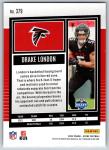 2022 Score Drake London #379 Atlanta Falcons Card