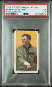 1909-11 T206 Mordecai Brown Chicago Sweet Caporal
