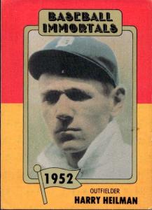 1980 Harry Heilmann Detroit Tigers Baseball Card
