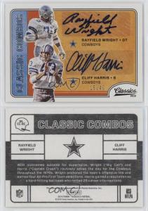 2016 Classics Rayfield Wright Cliff Harris Auto /49