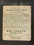 Dizzy Dean 1933 Goudey Rookie Baseball Card #223. SGC 1.5