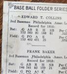 1911 Mecca T201 Frank Baker & Eddie Collins Card