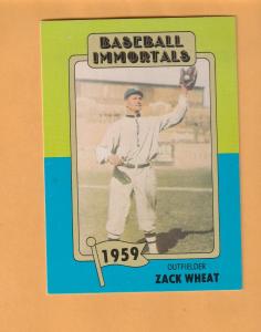 Zack Wheat Brooklyn Dodgers SSPC HOF Card