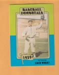 Zack Wheat Brooklyn Dodgers SSPC HOF Card