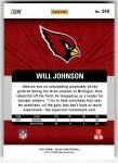 2025 Panini Revolution Red Cosmo Will Johnson Card