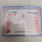 Mickey Cochrane Heritage All-Time Sets Handwriting Sample