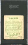 1934 Goudey Frankie Frisch Cardinals HOF Card