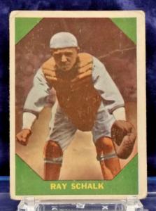 1960 Fleer #56 Ray Schalk Baseball Card