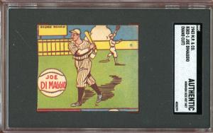1943 Joe DiMaggio Baseball Card M.P. & Co