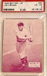 1934 Batter Up #32 Joe Cronin Card