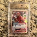 2014 Topps Chrome Billy Hamilton Auto #/25 BGS 9.5