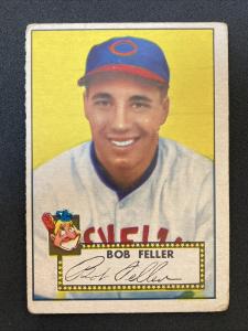 1952 Topps Bob Feller Baseball Card #88