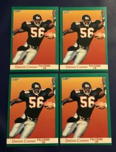 1991 Fleer Darren Conner Atlanta Falcons Lot 4