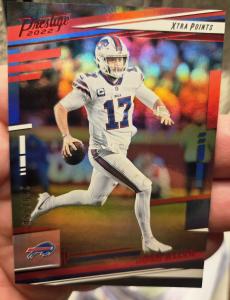 2022 Panini Prestige Josh Allen #29 Xtra Points Red
