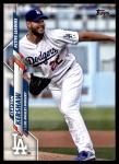 2020 Topps Update Clayton Kershaw Dodgers Card