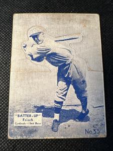 1934-36 National Chicle Frankie Frisch Card #33